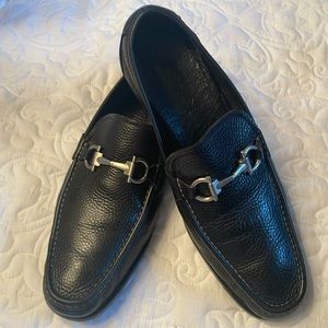 Salvatore Ferragomo Leather Dress Loafers. Size 10.5